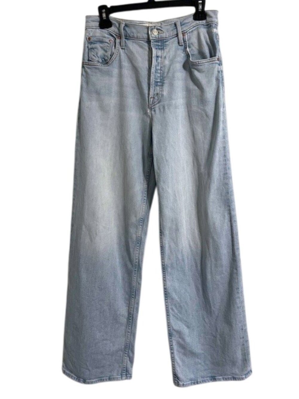 MOTHER Superior High Waisted Spinner Skimp Wide Leg Jeans Size 25